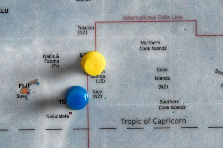 American Samoa Language Map
