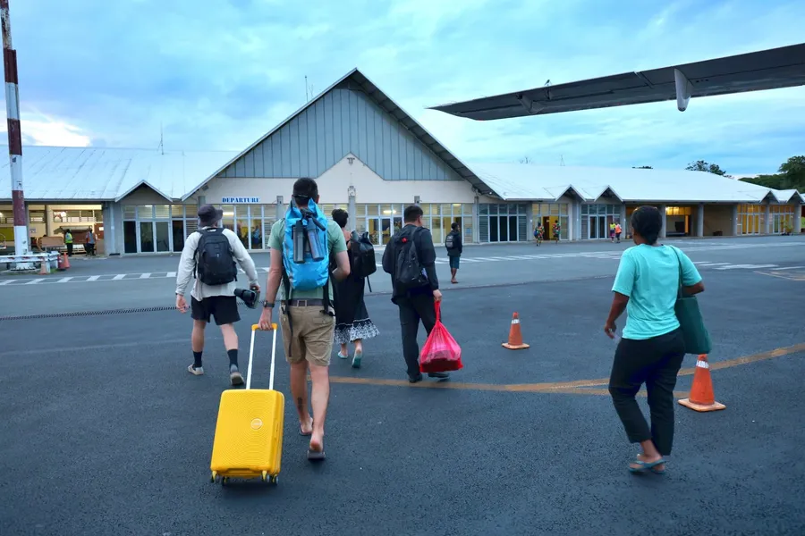 Arrival Santo Airport CREDIT VanuatuPocketGuide.com