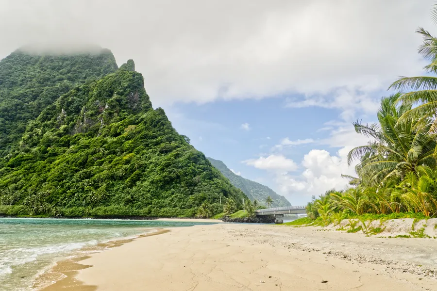 Asaga Inn Beach Bridge Ofu Olosega Landscape CREDIT AmericanSamoaPocketGuide.com