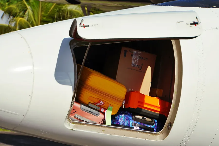 Baggage Luggage Suitcases Packing Plane CREDIT AmericanSamoaPocketGuide.com