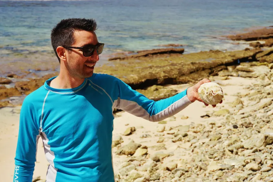 Beach Saua Reef Clam Shell Wildlife CREDIT AmericanSamoaPocketGuide.com