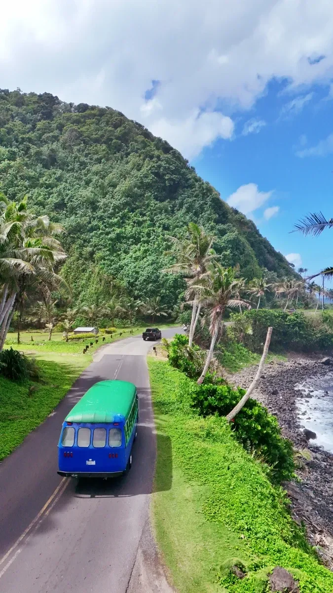 Bus Transport Road CREDIT AmericanSamoaPocketGuide.com