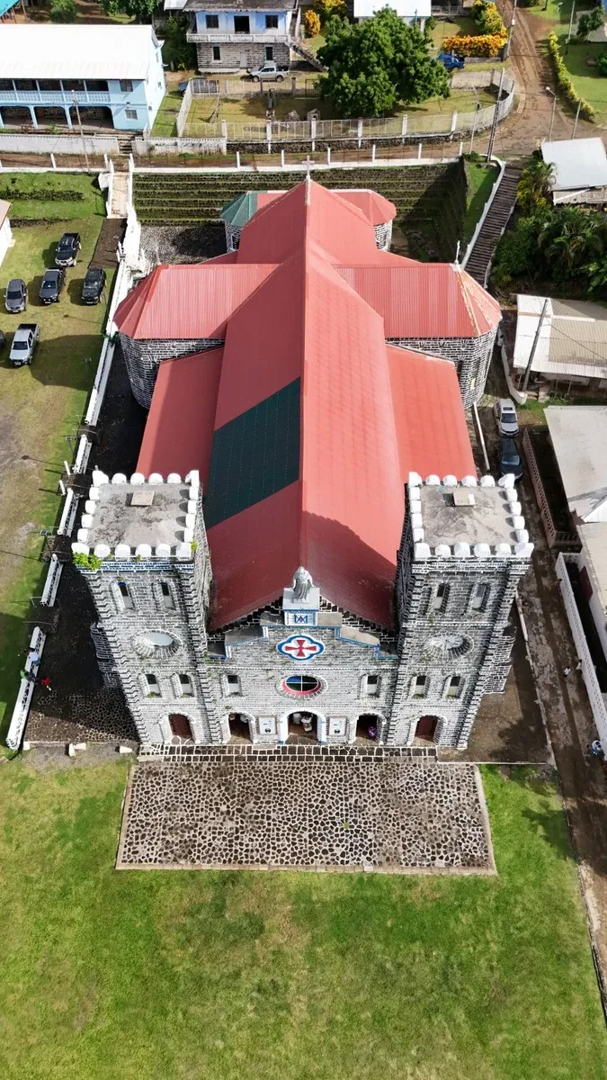 Cathedral Mata'utu Landcape Wallis (2) BNCC CREDIT WallisandFutunaPocketGuide.com