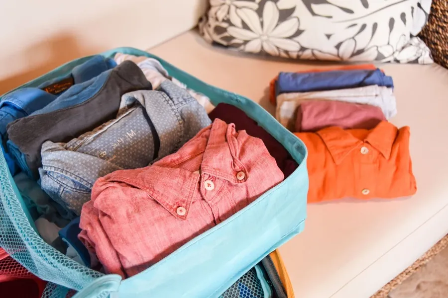 Clothes Packing Cube Shirts Tops