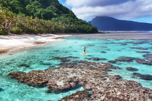 Coral Landscape Ofu Manu'a SUP Paddle CREDIT AmericanSamoaPocketGuide.com