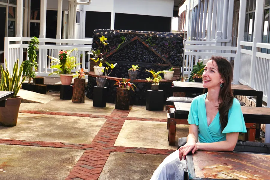 Courtyard Plaza near Visitor's Bureau CREDIT AmericanSamoaPocketGuide.com