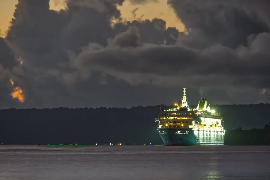 Cruise Ship Port Vila Night Weather CREDIT VanuatuPocketGuide.com