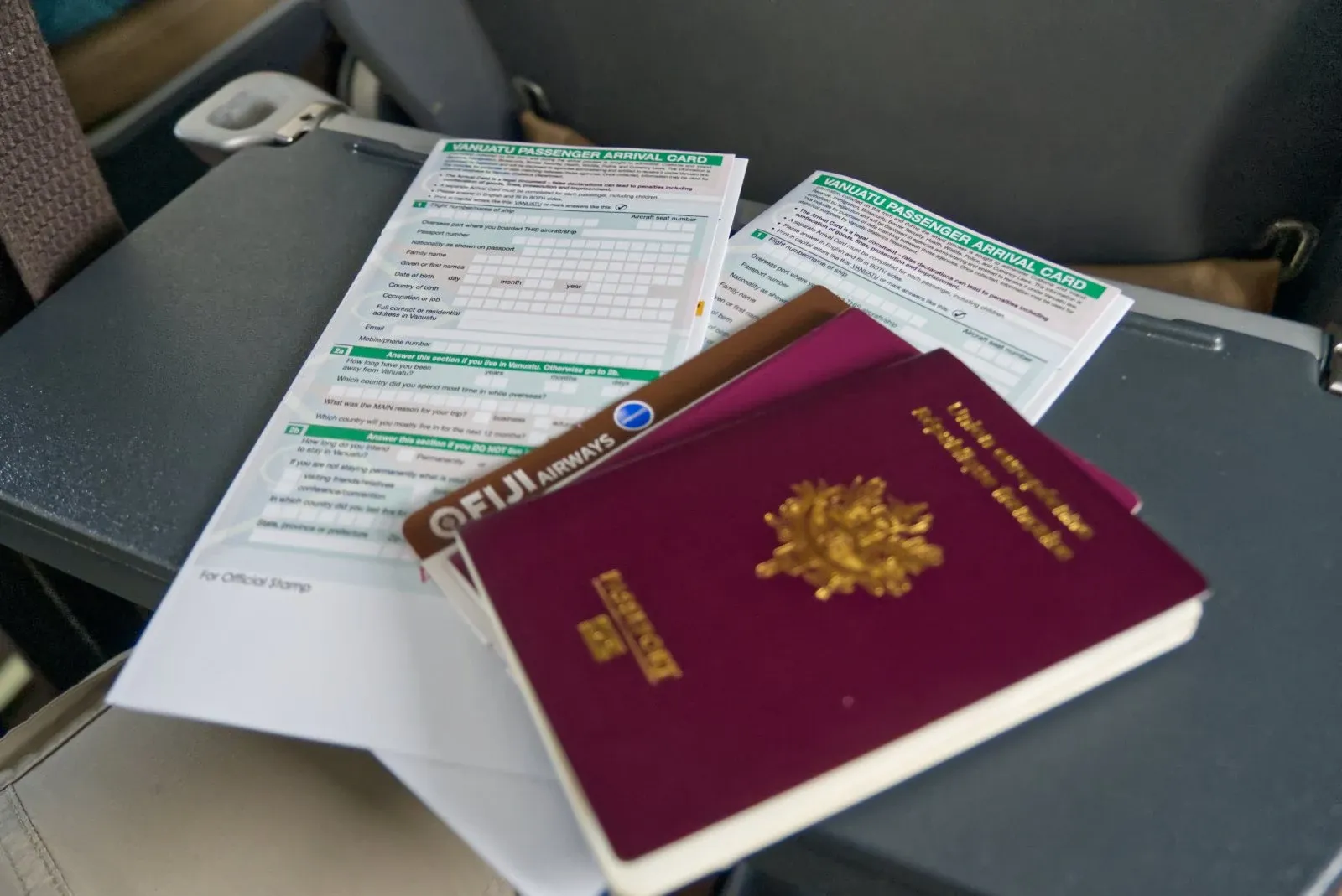 Documents Paperwork Passport Passenger Arrival CREDIT VanuatuPocketGuide.com