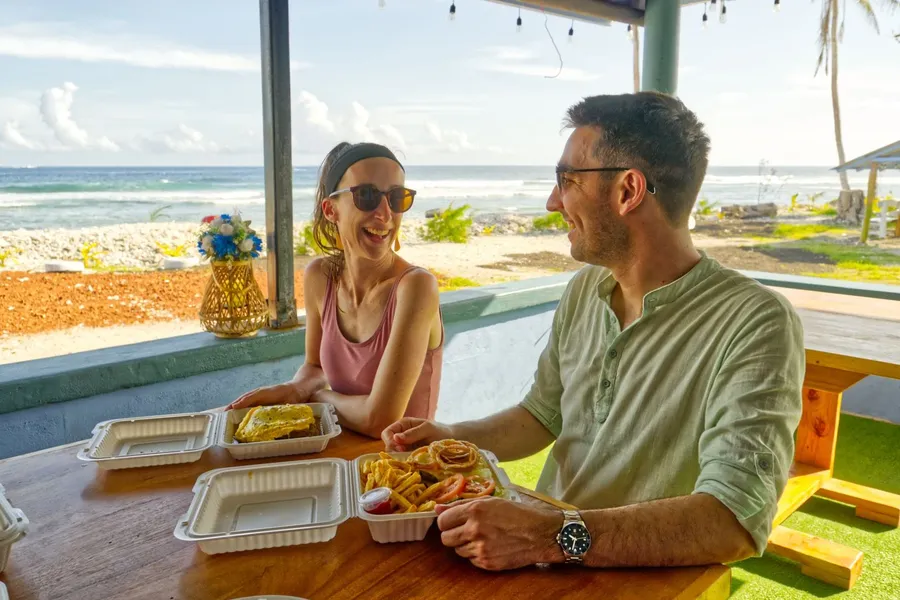 Dr Vaasa's Hideaway Deck Couple CREDIT AmericanSamoaPocketGuide.com