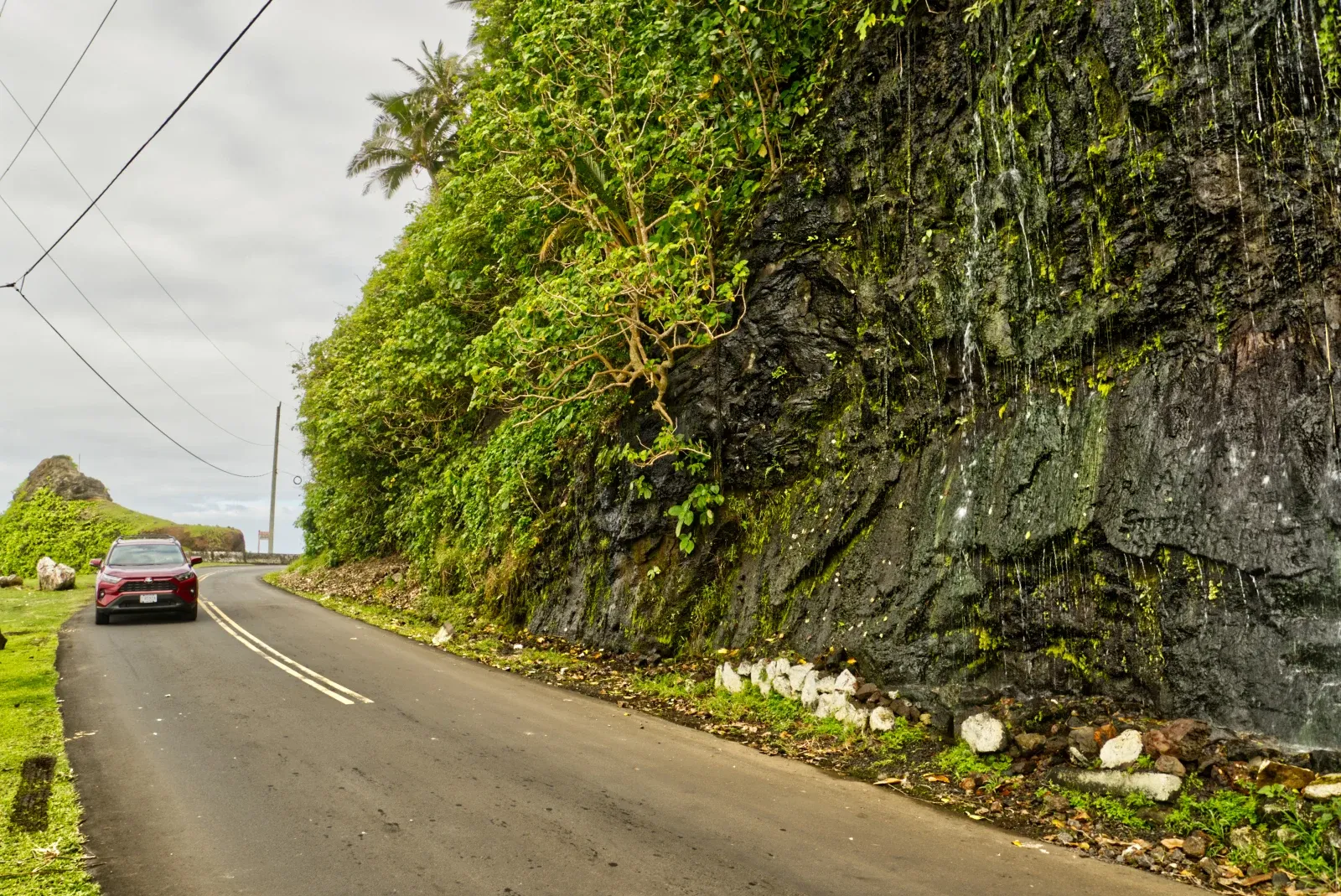 Drive Road Car Waterfall Tutuila CREDIT AmericanSamoaPocketGuide.com