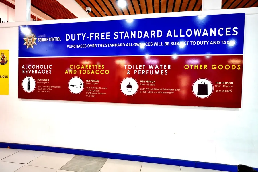 Duty Free Allowance CREDIT VanuatuPocketGuide.com