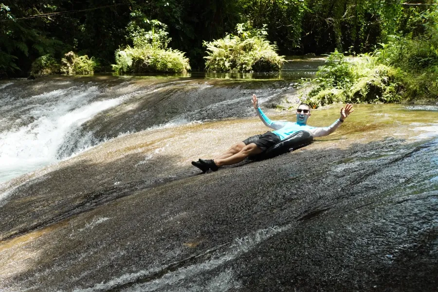 Eden on the River Tubing Waterfall CREDIT VanuatuPocketGuide.com