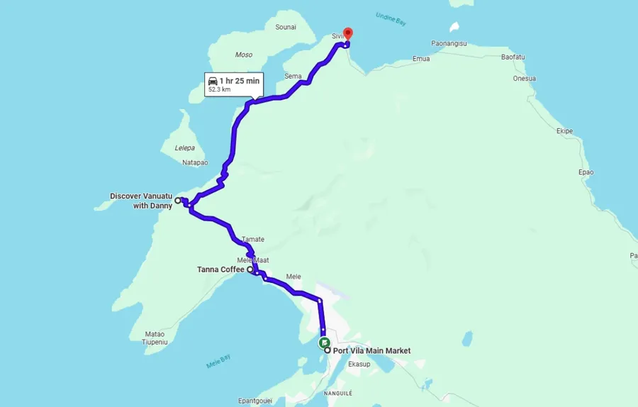 Efate Itinerary 1