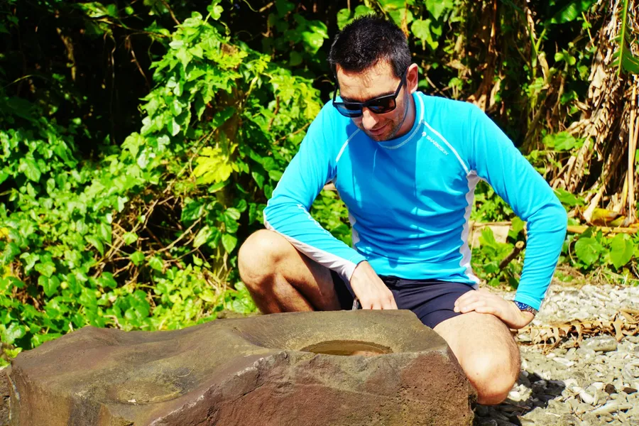 Historical Grinding Stone Saua CREDIT AmericanSamoaPocketGuide.com