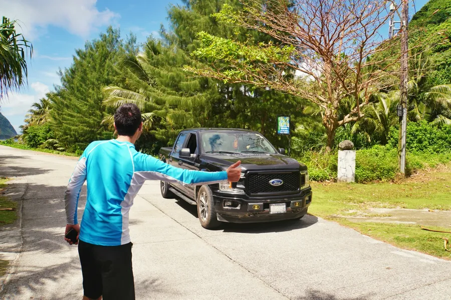 Hitchhiking CREDIT AmericanSamoaPocketGuide.com