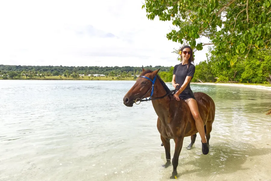 Horse Riding Ratua Resort 1 CREDIT VanuatuPocketGuide.com