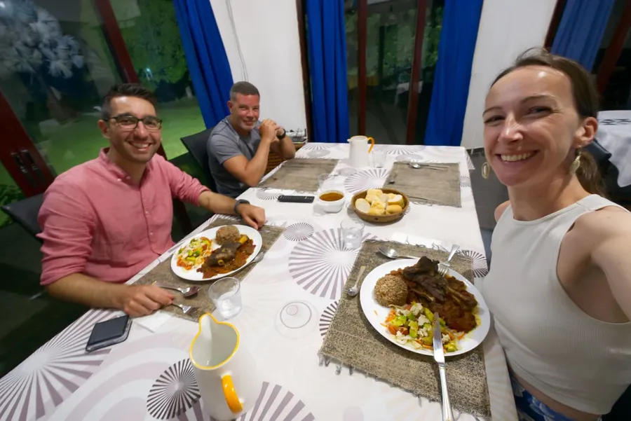 Lausikula Happy Homestay Guests Meal CREDIT WallisandFutunaPocketGuide.com