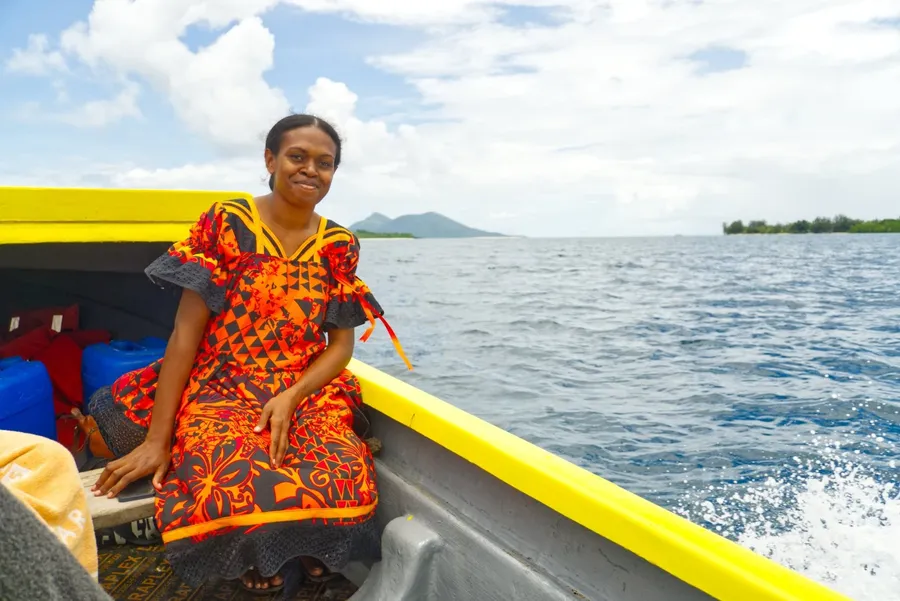 Local Island Dress Boat Pele CREDIT VanuatuPocketGuide.com