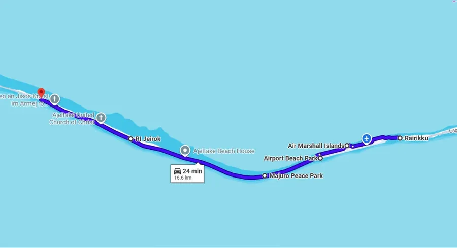 Majuro Self Guided Itinerary to Laura Beach 2