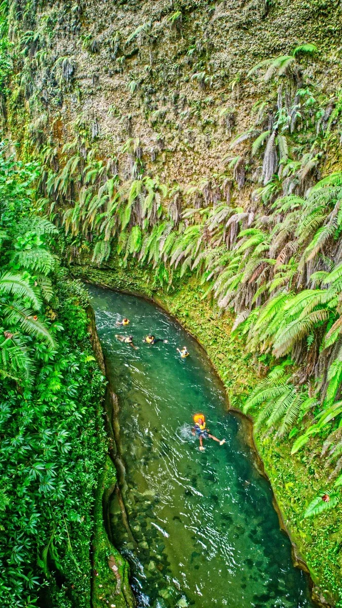 Millennium Cave Tour River Landscape CREDIT VanuatuPocketGuide.com