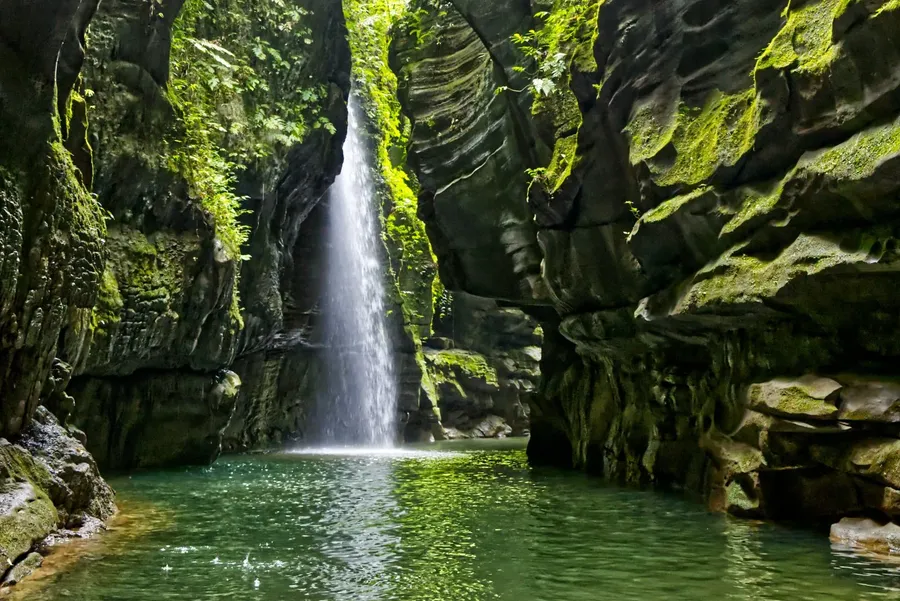 Millennium Cave Waterfall Landscape Santo CREDIT VanuatuPocketGuide.com