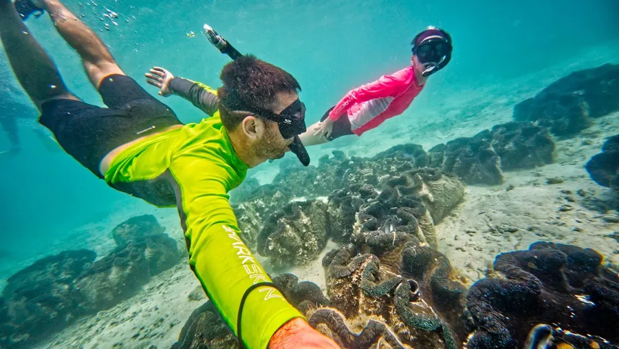 Moso Island Giant Clams Snorkel CREDIT VanuatuPocketGuide.com