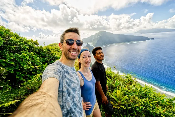Mt Tumu Summit Ofu Manu'a Guide Selfie CREDIT AmericanSamoaPocketGuide.com