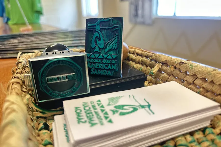 National Park Stamp CREDIT American Samoa Visitors Bureau