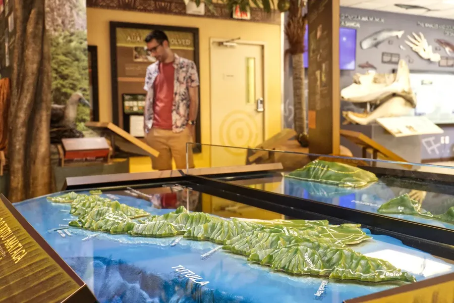 National Park Visitor Centre Map Tutuila CREDIT AmericanSamoaPocketGuide.com