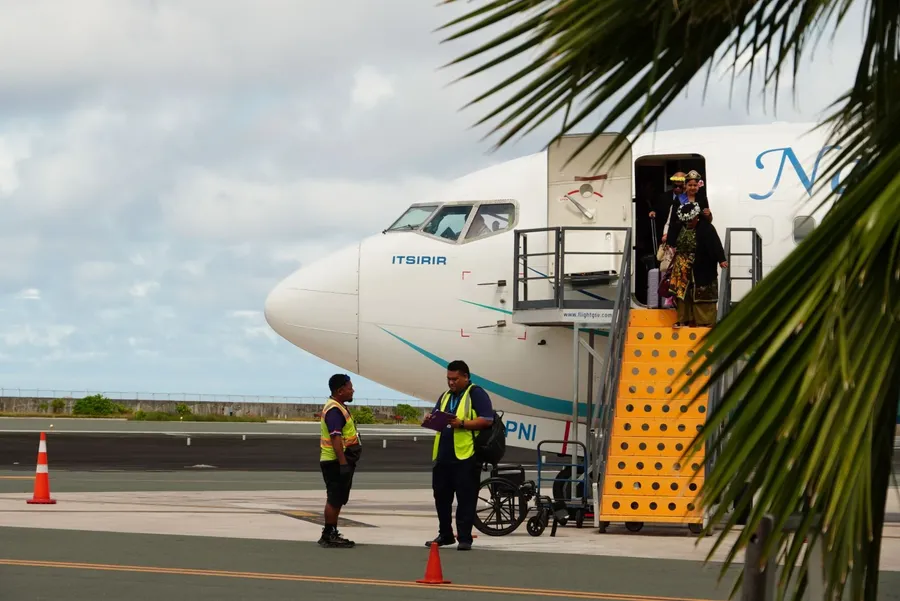 Nauru Airline Majuro Airport Arrival 2 CREDIT MarshallIslandsPocketGuide.com