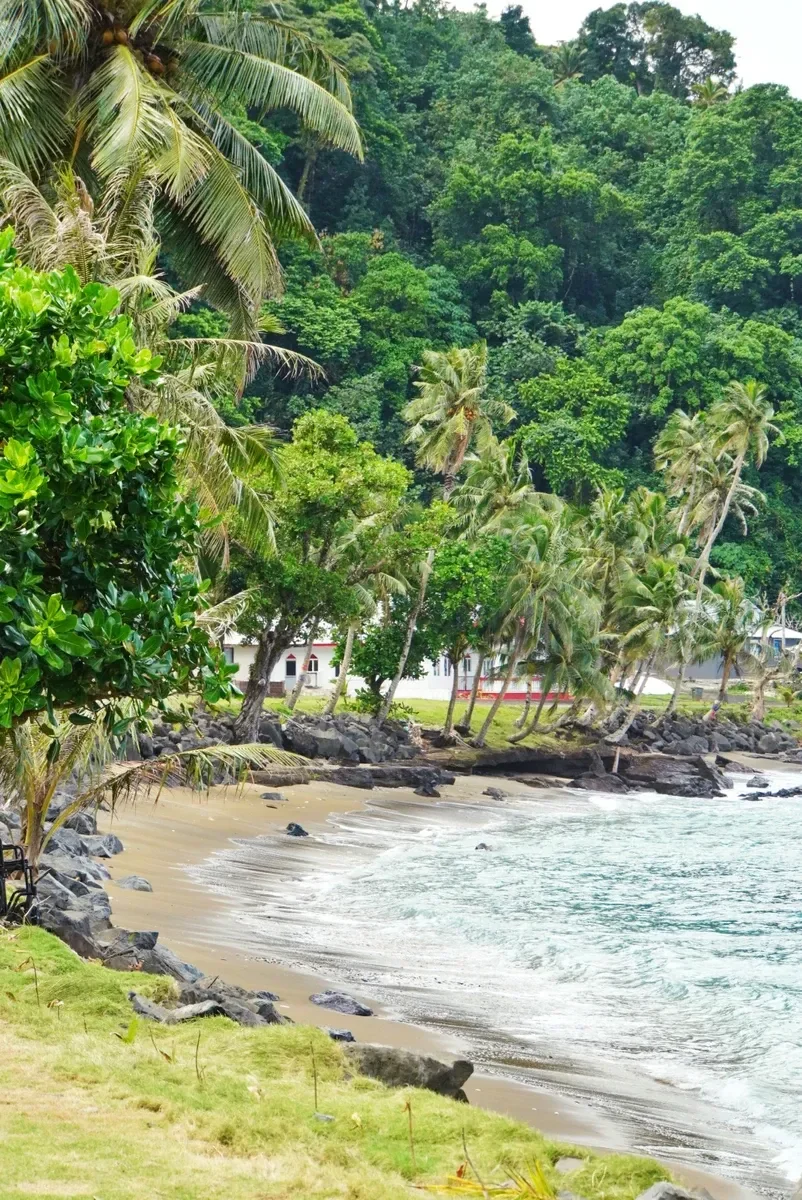 Nua Utumea West Beach Brown Sand CREDIT AmericanSamoaPocketGuide.com