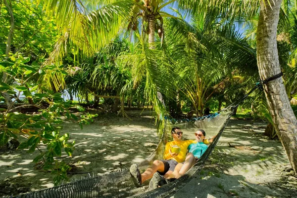 Nukuteatea Island Couple Hammock Relax CREDIT WallisandFutunaPocketGuide.com