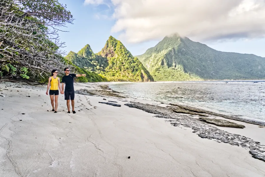 Ofu Beach To'aga Couple CREDIT AmericanSamoaPocketGuide.com