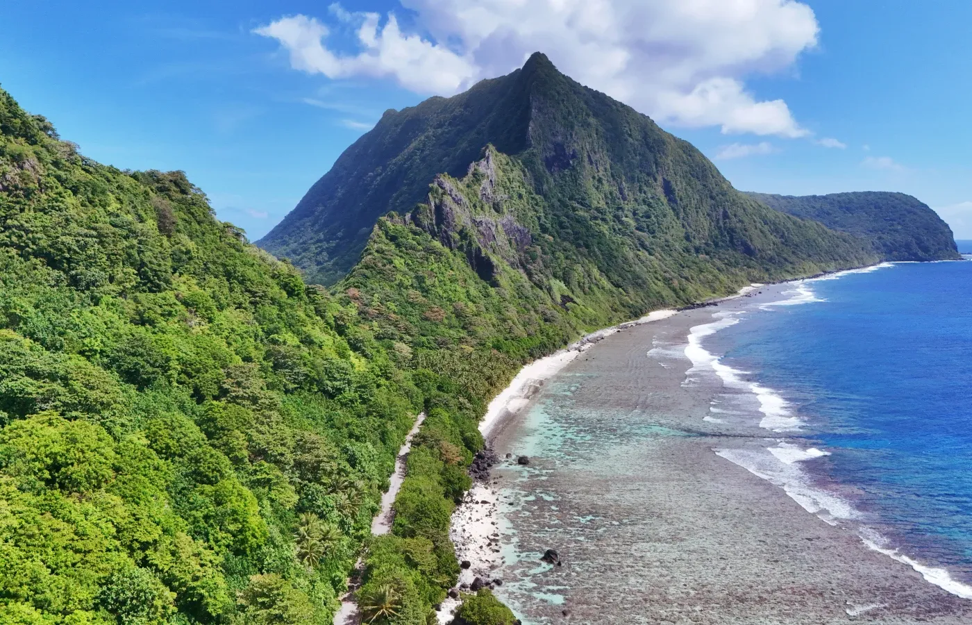 Ofu Manu'a Landscape Mafafa Beach CREDIT AmericanSamoaPocketGuide.com