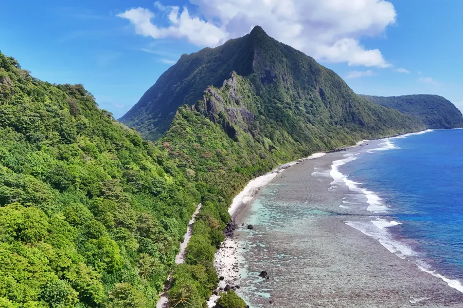 Ofu Manu'a Landscape Mafafa Beach CREDIT AmericanSamoaPocketGuide.com