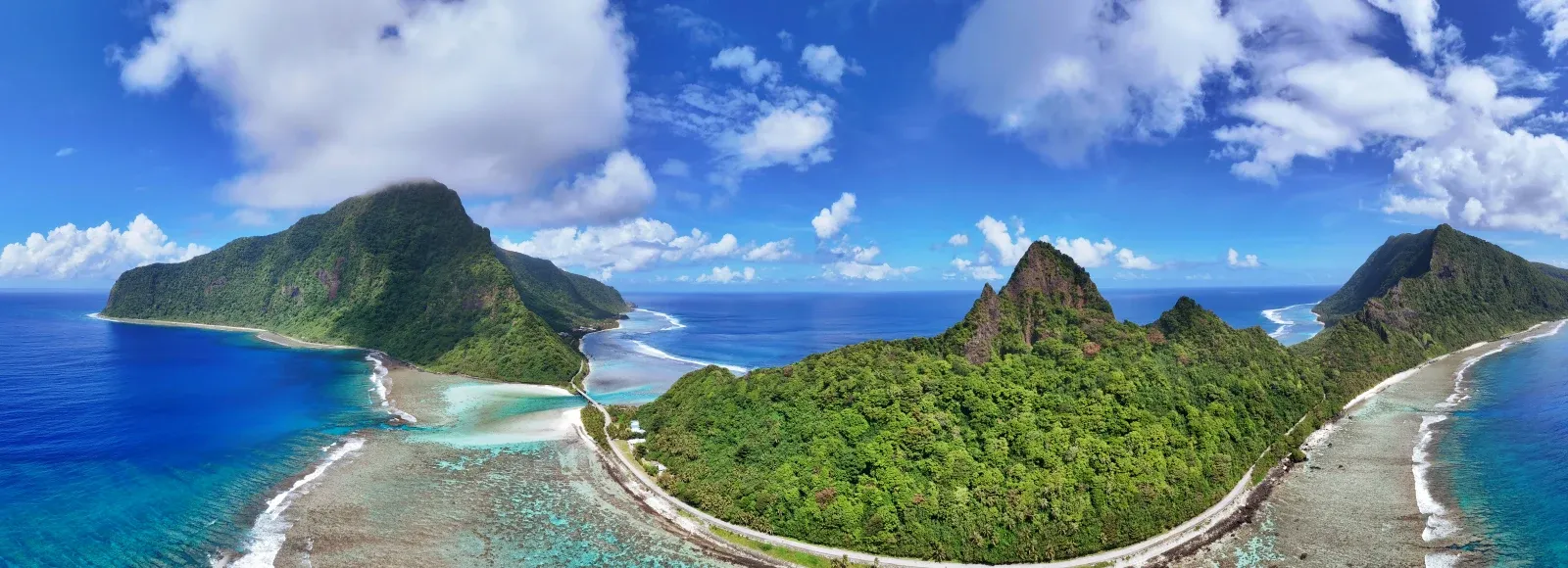 Ofu Olosega Asaga Bridge Landscape Manu'a CREDIT AmericanSamoaPocketGuide.com