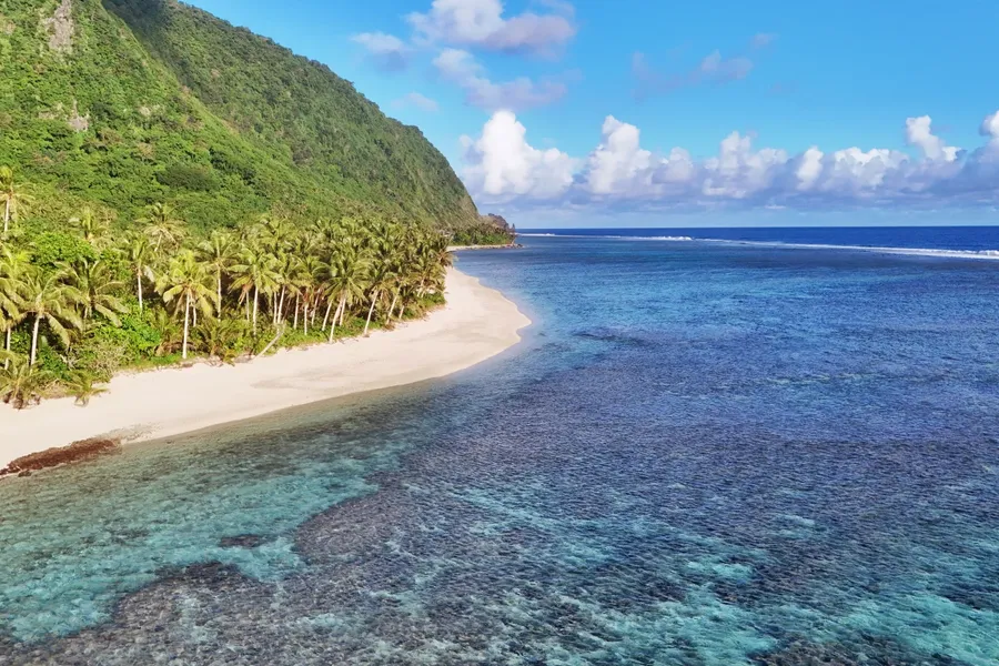 Olosega Beach Sunset Landscape CREDIT AmericanSamoaPocketGuide.com