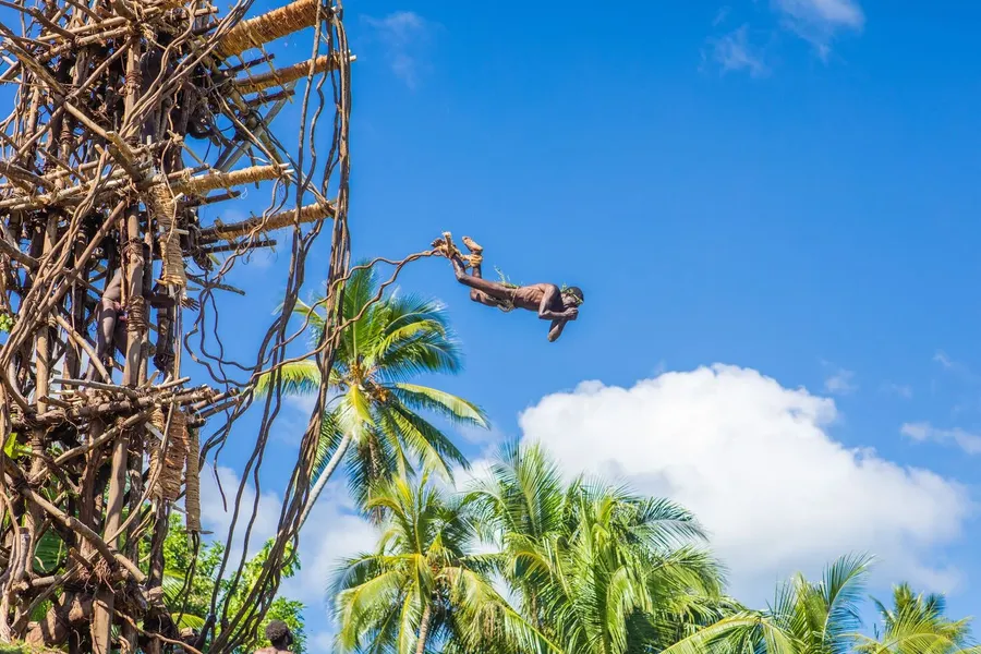 Pentecost Naghol Land Diving Vanuatu Bungy Jump