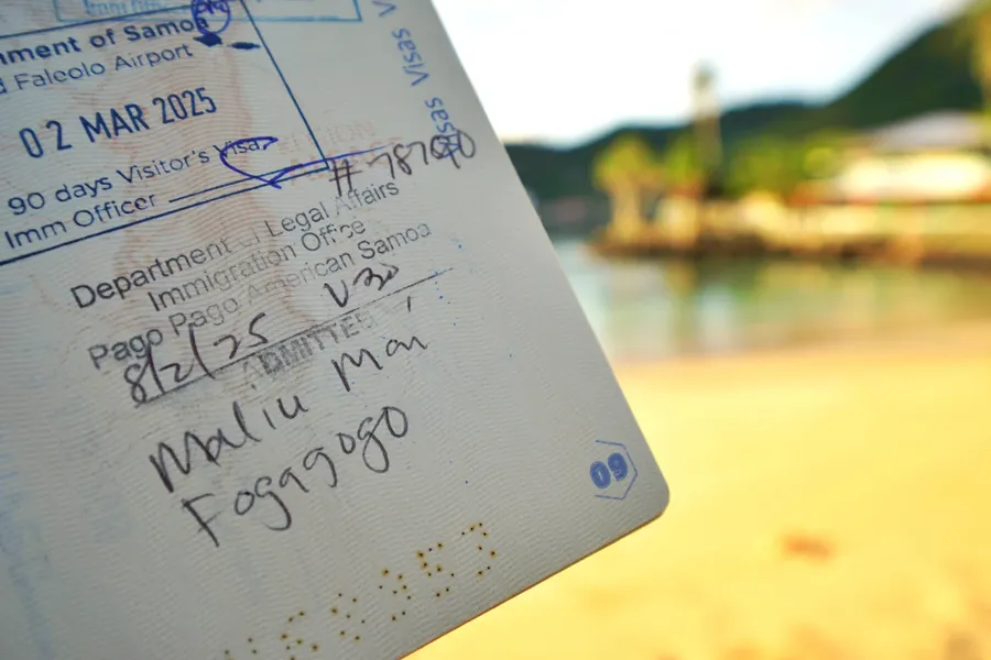 Permit Visitor Visa Passport CREDIT AmericanSamoaPocketGuide.com