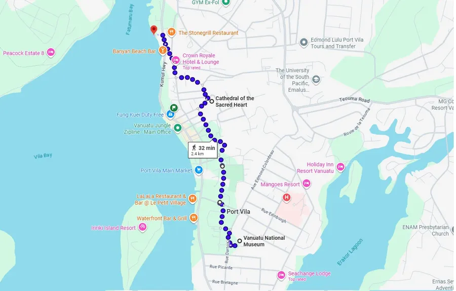 Port Vila Walking Itinerary 2