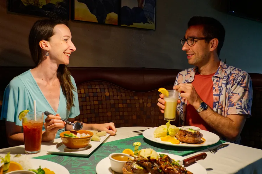 Sadie Thompson Inn Restaurant Fine Dining Food Couple CREDIT AmericanSamoaPocketGuide.com