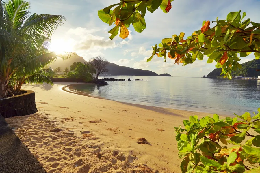 Sadies by the Sea Beach Sunrise CREDIT AmericanSamoaPocketGuide.com