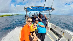 Salty Services Boat Charter Beven Selfie Tour SEB CREDIT MarshallIslandsPocketGuide.com