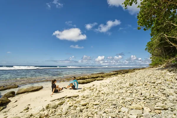 Saua Couple Beach Ta'u Manu'a Pu'a Vai CREDIT AmericanSamoaPocketGuide.com