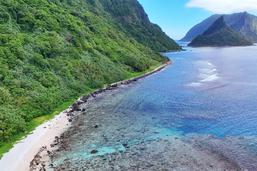 Sili Beach Landscape Olosega Manu'a 2 CREDIT AmericanSamoaPocketGuide.com