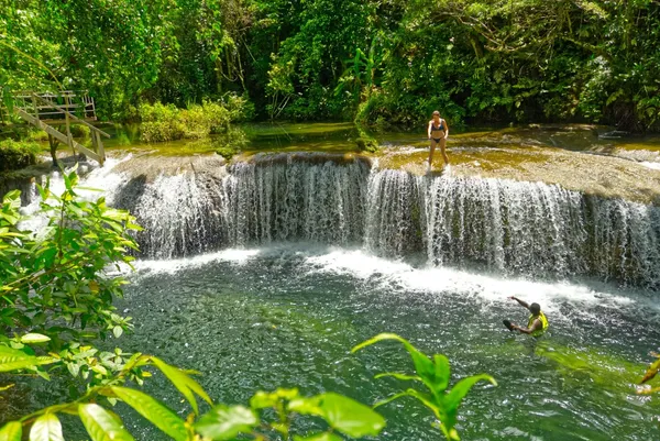 Staff Jump Waterfall Rarru Cascades (3) CREDIT VanuatuPocketGuide.com