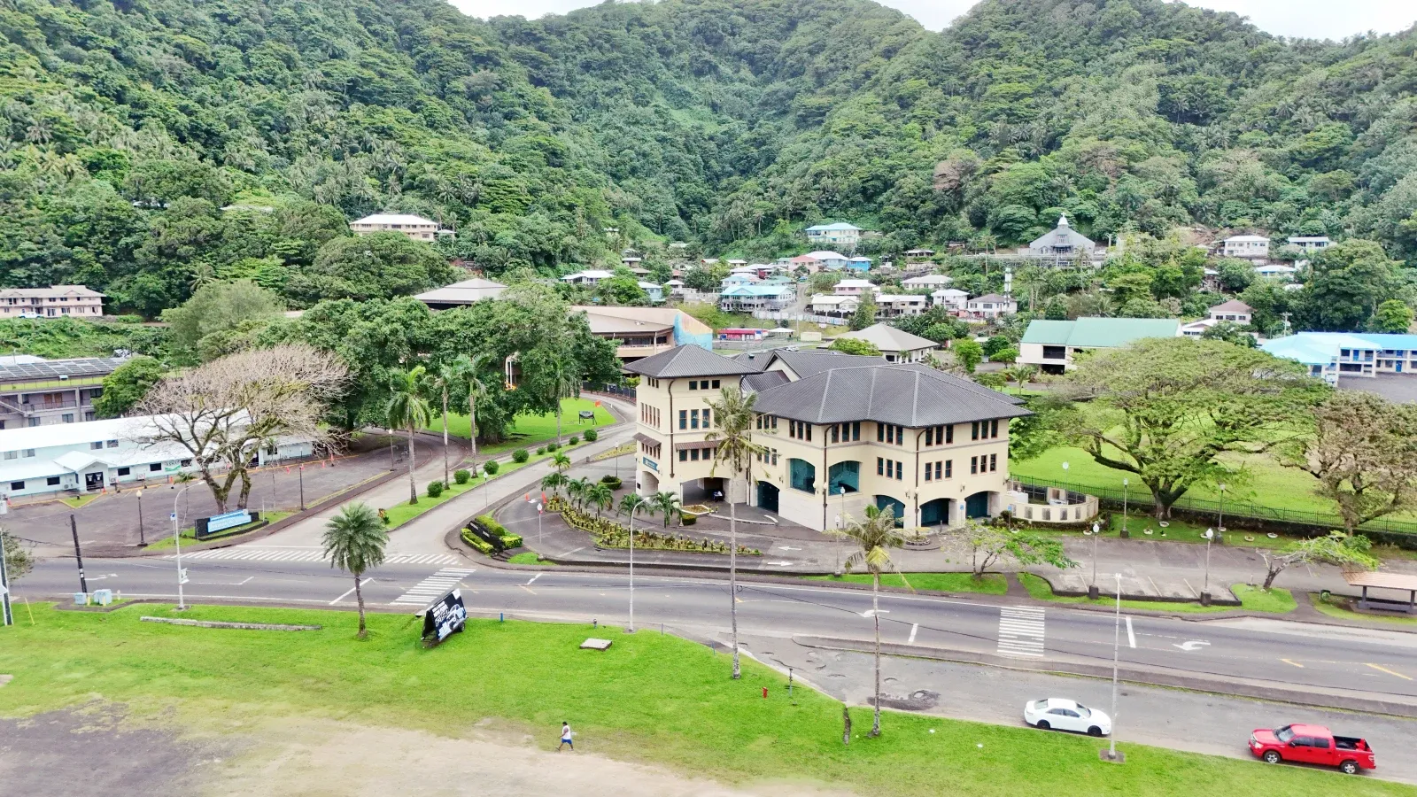 Territorial Bank Building Utulei CREDIT AmericanSamoaPocketGuide.com