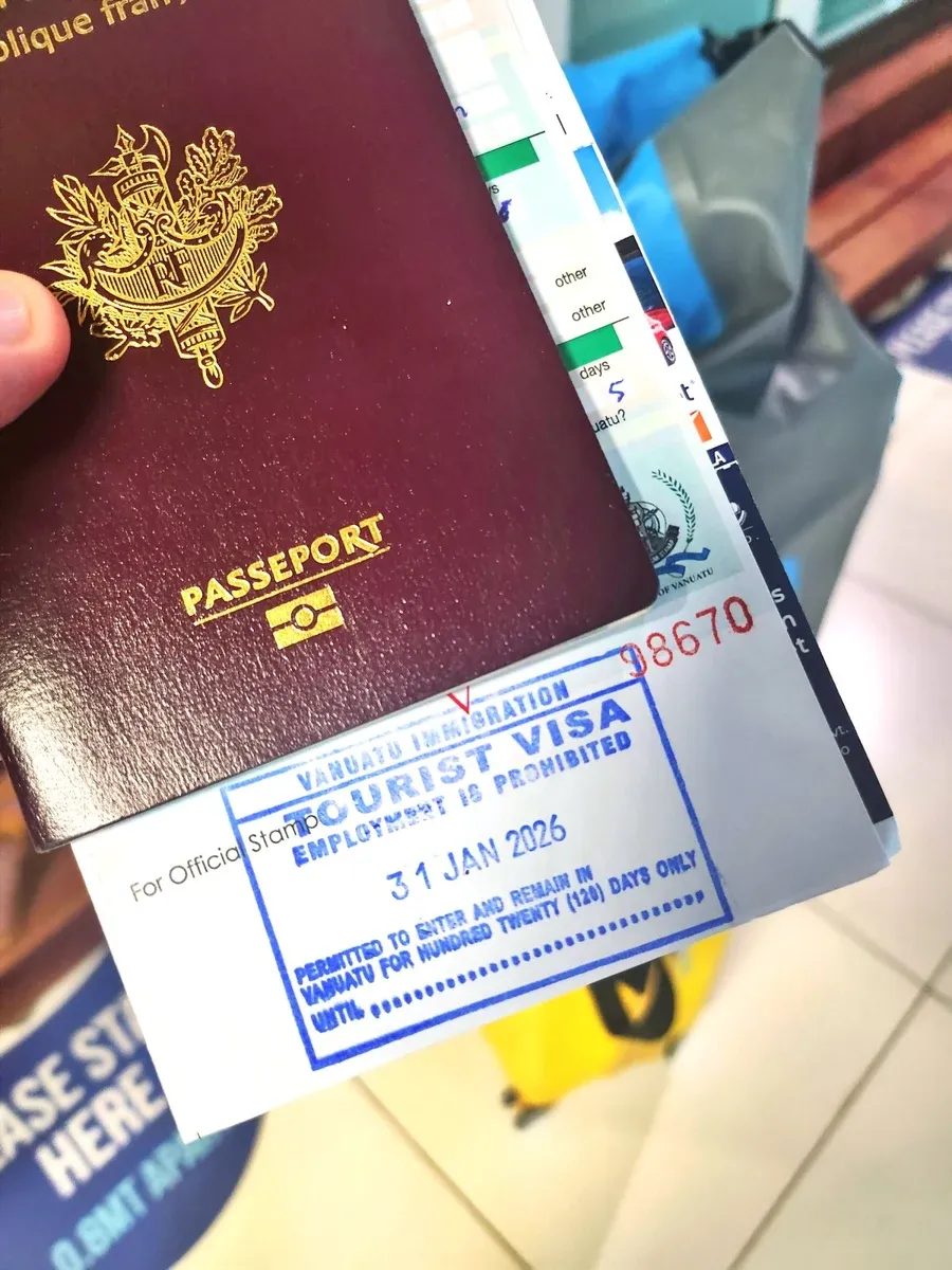 Tourist Visa Passport Documents CREDIT VanuatuPocketGuide.com