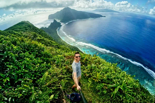 Tumu Selfie Hike Ofu Manu'a CREDIT AmericanSamoaPocketGuide.com