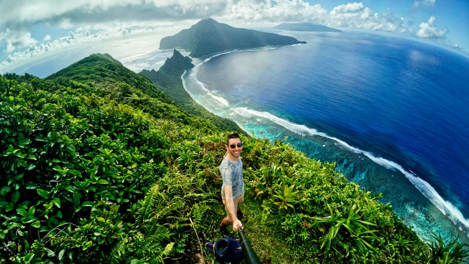 Tumu Selfie Hike Ofu Manu'a CREDIT AmericanSamoaPocketGuide.com